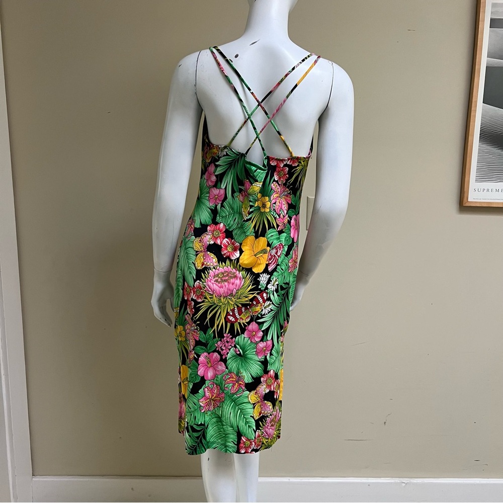 Vintage 90s Floral Slip Dress - Picture 2 of 15